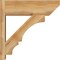 Ekena Millwork Balboa Slat Rough Sawn Outlooker, Western Red Cedar, 8"W x 24"D x 24"H OUT08X24X24BOA06RWR - alternate 3